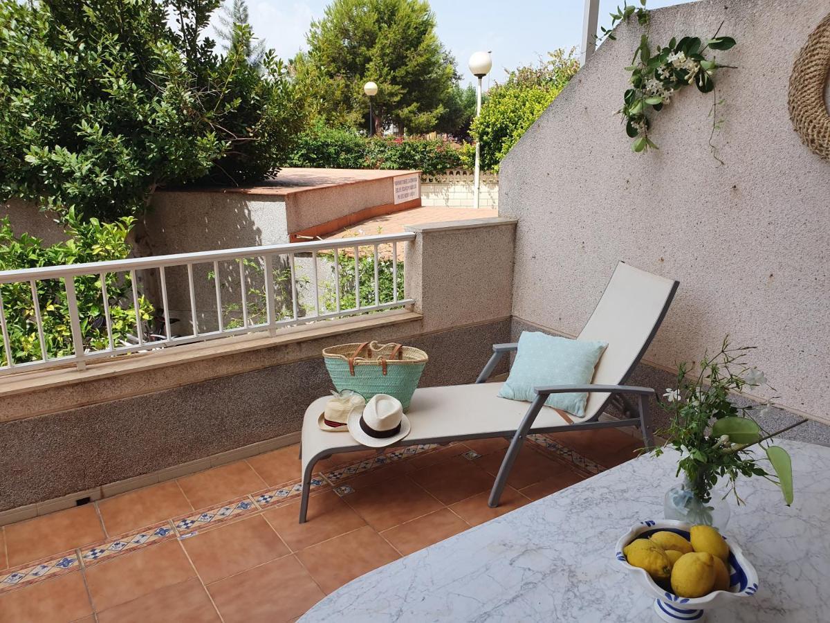 Fantastico Bajo Con Jardin En Playa De Canet Canet d'En Berenguer Bagian luar foto
