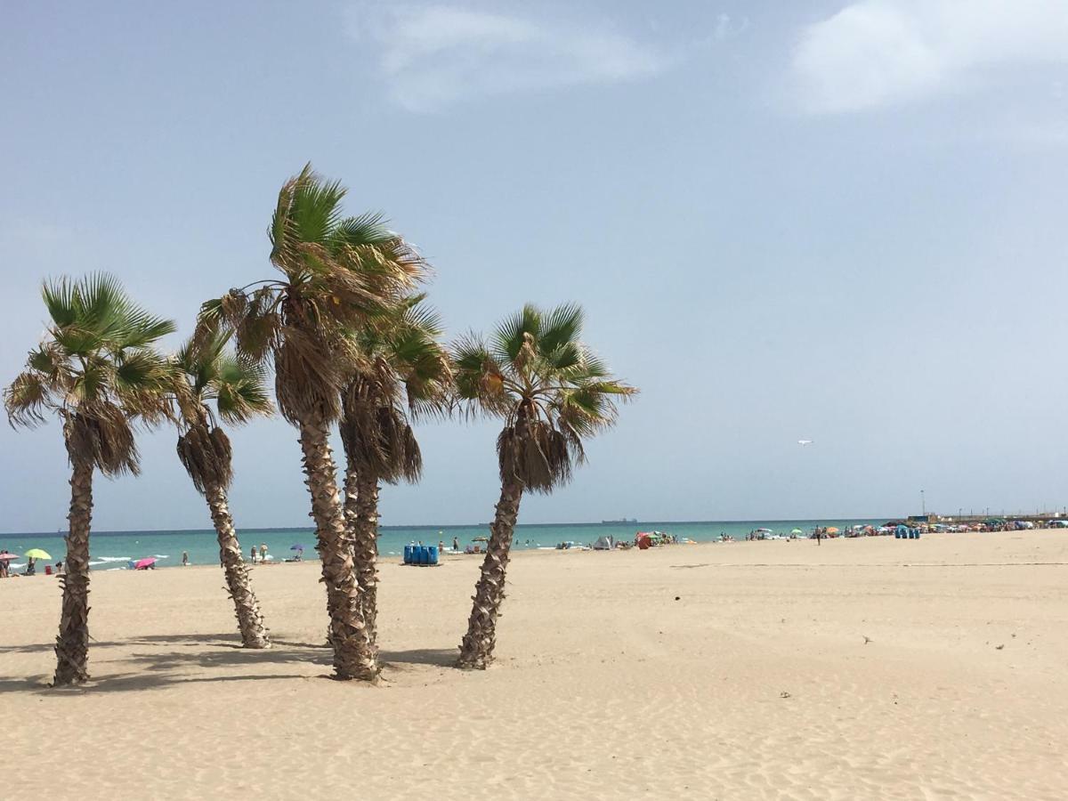 Fantastico Bajo Con Jardin En Playa De Canet Canet d'En Berenguer Bagian luar foto
